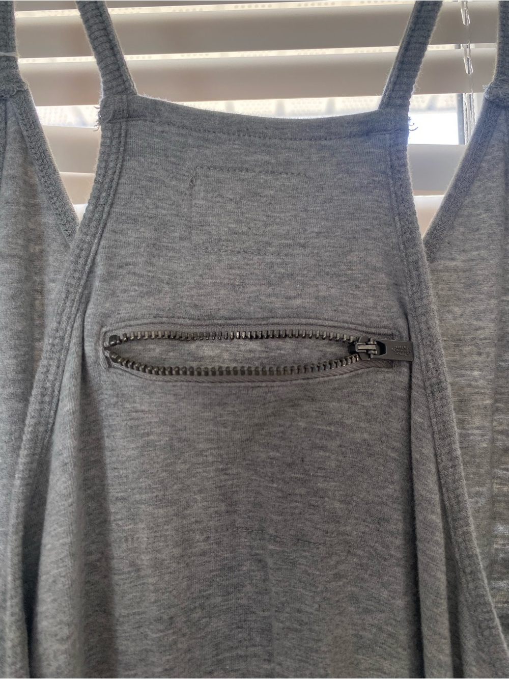Free People FP Movement Hot Shot One Piece Gray Slouch Relaxed Lounge Jumpsuit M - Picture 7 of 10